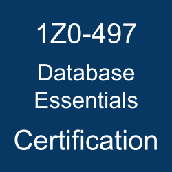 1Z0-497, Oracle Database 12c Essentials, Oracle Database 12c, 1Z0-497 Study Guide, 1Z0-497 Practice Test, 1Z0-497 Sample Questions, 1Z0-497 Simulator, 1Z0-497 Certification, Oracle 1Z0-497 Questions and Answers, Oracle Database 12c Certified Implementation Specialist (OCS), Oracle Database Essentials Certification Questions, Oracle Database Essentials Online Exam, Database Essentials Exam Questions, Database Essentials, 1Z0-497 Study Guide PDF, 1Z0-497 Online Practice Test, Oracle Database 12c Mock Test