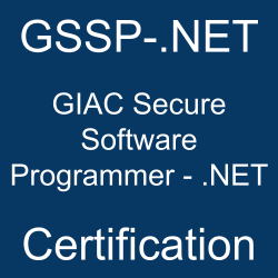 GSSP-.NET pdf, GSSP-.NET questions, GSSP-.NET practice test, GSSP-.NET dumps, GSSP-.NET Study Guide, GIAC GSSP-.NET Certification, GIAC GSSP-.NET Questions, GIAC GIAC Secure Software Programmer - .NET, GIAC Developer, GIAC Certification, GIAC Secure Software Programmer - .NET (GSSP-.NET), GSSP-.NET Online Test, GSSP-.NET Questions, GSSP-.NET Quiz, GSSP-.NET, GSSP-.NET Certification Mock Test, GIAC GSSP-.NET Certification, GSSP-.NET Practice Test, GSSP-.NET Study Guide, GIAC GSSP-.NET Question Bank