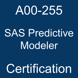 SAS, SAS A00-255, SAS Certification, A00-255, A00-255 Questions, A00-255 Sample Questions, A00-255 Questions and Answers, A00-255 Test, SAS Predictive Modeler Online Test, SAS Predictive Modeler Sample Questions, SAS Predictive Modeler Exam Questions, SAS Predictive Modeler Simulator, A00-255 Practice Test, SAS Predictive Modeler, SAS Predictive Modeler Certification Question Bank, SAS Predictive Modeler Certification Questions and Answers, SAS Predictive Modeling Using SAS Enterprise Miner 14, SAS Certified Predictive Modeler Using SAS Enterprise Miner 14, A00-255 Study Guide, A00-255 Certification