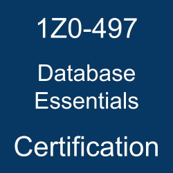 1Z0-497, Oracle Database 12c Essentials, Oracle Database 12c, 1Z0-497 Study Guide, 1Z0-497 Practice Test, 1Z0-497 Sample Questions, 1Z0-497 Simulator, 1Z0-497 Certification, Oracle 1Z0-497 Questions and Answers, Oracle Database 12c Certified Implementation Specialist (OCS), Oracle Database Essentials Certification Questions, Oracle Database Essentials Online Exam, Database Essentials Exam Questions, Database Essentials, 1Z0-497 Study Guide PDF, 1Z0-497 Online Practice Test, Oracle Database 12c Mock Test