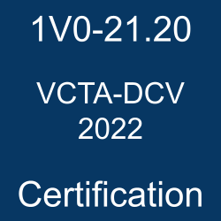 VMware Data Center Virtualization Certification, 1V0-21.20 Mock Test, 1V0-21.20 Practice Exam, 1V0-21.20 Prep Guide, 1V0-21.20 Questions, 1V0-21.20 Simulation Questions, 1V0-21.20, VMware 1V0-21.20 Study Guide, 1V0-21.20 VCTA-DCV 2022, VMware Certified Technical Associate - Data Center Virtualization 2022 (VCTA-DCV 2022) Questions and Answers, VCTA-DCV 2022 Online Test, VCTA-DCV 2022 Mock Test, VMware VCTA-DCV 2022 Exam Questions, VMware VCTA-DCV 2022 Cert Guide