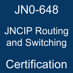 Juniper Certification, JNCIP-ENT Exam Questions, Juniper JNCIP-ENT Questions, Juniper JNCIP-ENT Practice Test, JNCIP Routing and Switching Certification Mock Test, Juniper JNCIP Routing and Switching Certification, JNCIP Routing and Switching Mock Exam, JNCIP Routing and Switching Practice Test, Juniper JNCIP Routing and Switching Primer, JNCIP Routing and Switching Question Bank, JNCIP Routing and Switching Simulator, JNCIP Routing and Switching Study Guide, JNCIP Routing and Switching, Enterprise Routing and Switching Professional, JN0-648 JNCIP Routing and Switching, JN0-648 Online Test, JN0-648 Questions, JN0-648 Quiz, JN0-648, Juniper JN0-648 Question Bank
