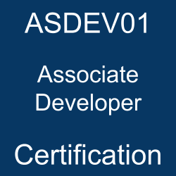 ASDEV01 Associate Developer Certification