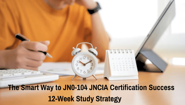 Discover the ultimate 12-week roadmap for mastering the JNCIA JN0-104 certification. Achieve network success with expert guidance, study plans, and tips for a seamless journey