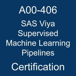 SAS Certification, A00-406, A00-406 Questions, A00-406 Sample Questions, A00-406 Questions and Answers, A00-406 Test, SAS Viya Supervised Machine Learning Pipelines Online Test