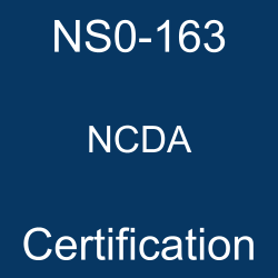 NS0-163 NCDA certification