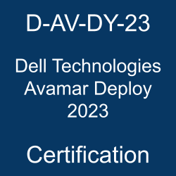 The most useful D-AV-DY-23 PDF, sample questions, and practice test to ace the Dell Technologies Certified Avamar Deploy 2023 exam.