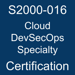 The most useful S2000-016 PDF, sample questions, and practice test to ace the IBM Cloud DevSecOps v1 Specialty exam.