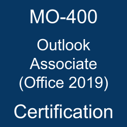 The most useful MO-400 PDF, sample questions, & practice test to ace the Microsoft Office Specialist - Outlook Associate (Office 2019) exam.