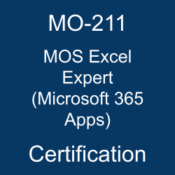 The most useful MO-211 PDF, sample questions, & practice test to ace the Microsoft Office Specialist - Excel Expert (Microsoft 365 Apps) exam.