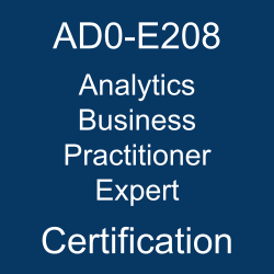AD0-E208 Adobe Analytics Business Practitioner Expert