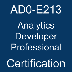 AD0-E213 Adobe Analytics Developer Professional Certification