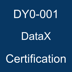 The CompTIA DY0-001 CompTIA DataX certification
