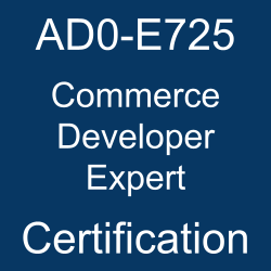 The Adobe Commerce Developer Expert AD0-E725 certification