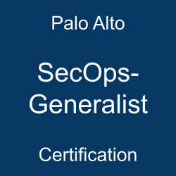Palo Alto SecOps- Generalist Certification 