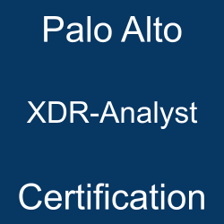 Palo Alto XDR-Analyst certification