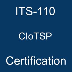 ITS-110 CloTSP Certification — CertNexus Certified Internet of Things Security Practitioner logo on blue background