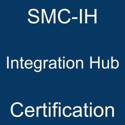 SMC-IH Integration Hub Certification text graphic with blue background.
