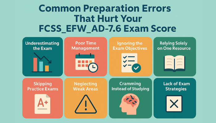 Common Preparation Errors That Hurt Your FCSS_EFW_AD-7.6 Exam Score