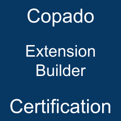 Copado Extension Builder Certification text on blue background