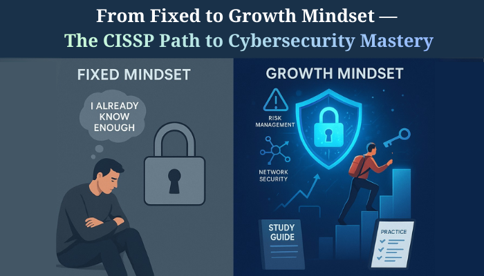 From Fixed to Growth Mindset — The CISSP Path to Cybersecurity Mastery