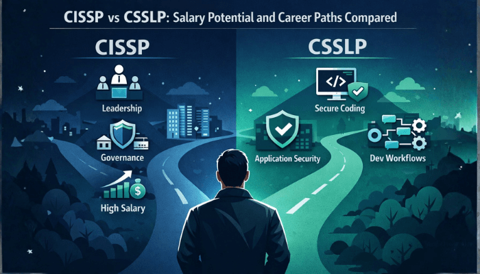 CISSP vs CSSLP: Salary Potential and Career Paths Compared