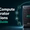 HPE Compute Integrator Solutions Exam Guide banner with server, cloud, AI and infrastructure icons.