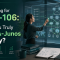 A focused adult woman evaluates a detailed holographic network diagram, representing the critical assessment of readiness for the JNCIA-Junos JN0-106 exam. The image conveys strategic preparation and decision-making.
