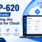 ACP-620 Exam Guide showing Atlassian Jira Cloud project management dashboard on a laptop, with the title "ACP-620 Exam Guide: Managing Jira Projects for Cloud" and icons representing study guides, exam topics, practice questions, and certification success.