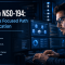 A focused male support engineer studying NetApp NS0-194 exam material on multiple screens in a modern, data-centric environment. The image emphasizes deep concentration and expertise for the NetApp NS0-194 certification.