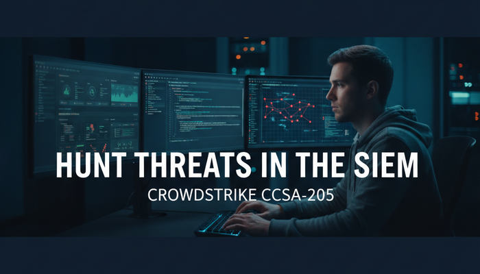 CrowdStrike CCSA-205 SIEM analyst certification banner
