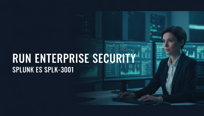 Splunk Enterprise Security SPLK-3001 certified admin banner