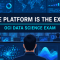 OCI Data Science Professional banner showing an analyst at a workstation in a data science operations room with abstract dashboards