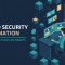 GIAC GCSA cloud security automation certification banner showing an engineer at a secure delivery pipeline with container and rack units