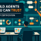 Agentic Automation Professional certification banner showing an automation team reviewing agent test results in an operations room