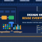 Pega Senior System Architect CPSSA banner showing a developer room with a code wall board, a desk with two monitors and two people, with the headline design once reuse everywhere